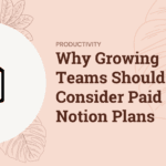 Why Growing Teams Should Consider Paid Notion Plans