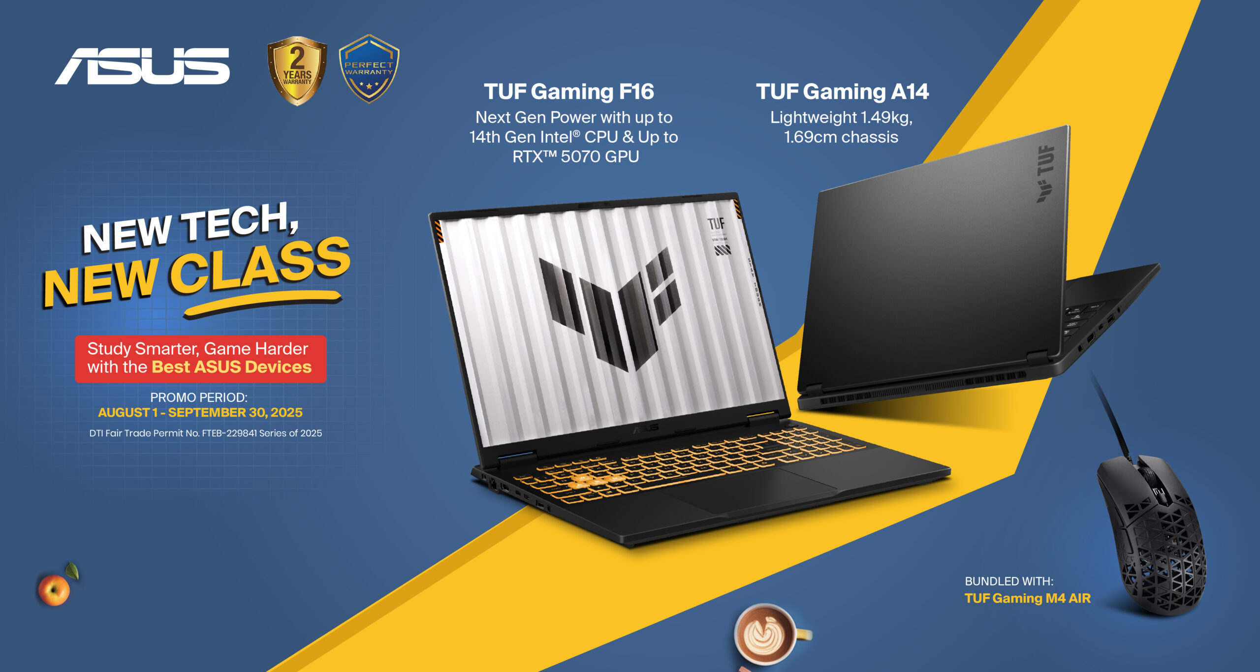 BE THE BEST IN CLASS WITH THE TUF GAMING LAPTOPS
